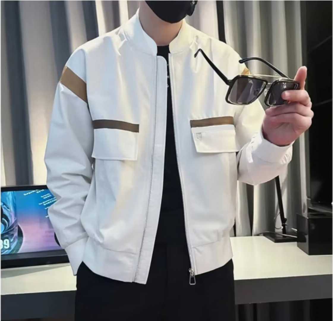 Man's,Premium,Jacket,White